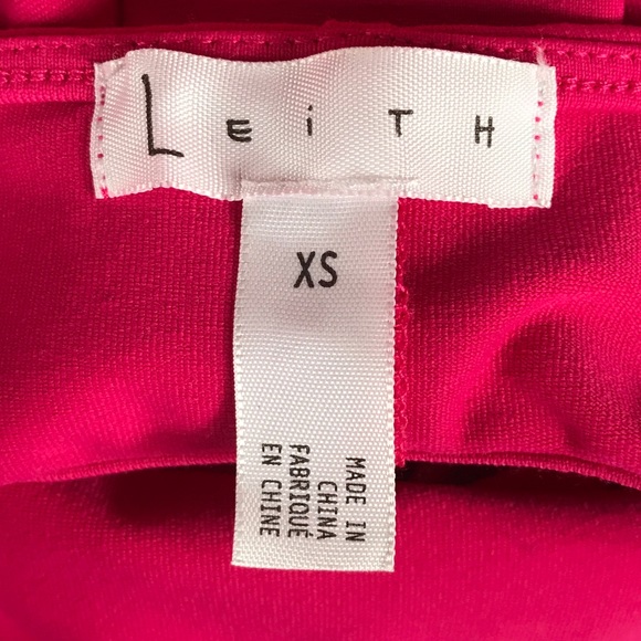 Leith Body Con Back Cut Out Pink Dress Size XS - Picture 6 of 7